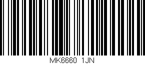 Código de barras (EAN, GTIN, SKU, ISBN): 'MK6660/1JN'