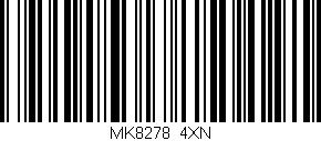 Código de barras (EAN, GTIN, SKU, ISBN): 'MK8278/4XN'