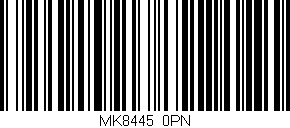 Código de barras (EAN, GTIN, SKU, ISBN): 'MK8445/0PN'