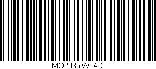 Código de barras (EAN, GTIN, SKU, ISBN): 'MO2035IW/4D'