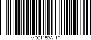 Código de barras (EAN, GTIN, SKU, ISBN): 'MO2115BA/1P'