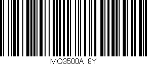 Código de barras (EAN, GTIN, SKU, ISBN): 'MO3500A/8Y'