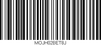 Código de barras (EAN, GTIN, SKU, ISBN): 'MOJH02BET8J'