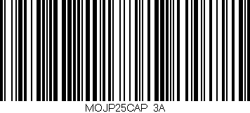 Código de barras (EAN, GTIN, SKU, ISBN): 'MOJP25CAP/3A'