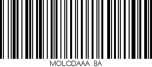 Código de barras (EAN, GTIN, SKU, ISBN): 'MOLCDAAA/8A'