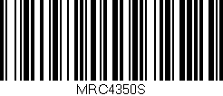 Código de barras (EAN, GTIN, SKU, ISBN): 'MRC4350S'