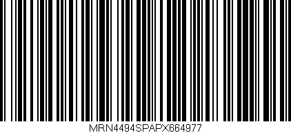 Código de barras (EAN, GTIN, SKU, ISBN): 'MRN4494SPAPX664977'