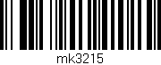 Código de barras (EAN, GTIN, SKU, ISBN): 'Mk3215'