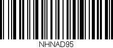 Código de barras (EAN, GTIN, SKU, ISBN): 'NHNAD95'