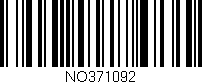 Código de barras (EAN, GTIN, SKU, ISBN): 'NO371092'