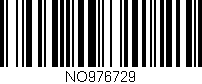 Código de barras (EAN, GTIN, SKU, ISBN): 'NO976729'