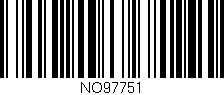 Código de barras (EAN, GTIN, SKU, ISBN): 'NO97751'