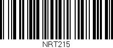 Código de barras (EAN, GTIN, SKU, ISBN): 'NRT215'