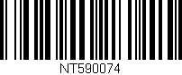 Código de barras (EAN, GTIN, SKU, ISBN): 'NT590074'