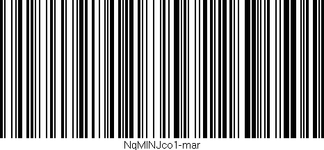 Código de barras (EAN, GTIN, SKU, ISBN): 'NgMINJco1-mar'