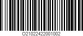 Código de barras (EAN, GTIN, SKU, ISBN): 'O21022422001002'