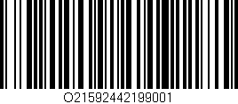 Código de barras (EAN, GTIN, SKU, ISBN): 'O21592442199001'