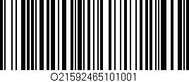 Código de barras (EAN, GTIN, SKU, ISBN): 'O21592465101001'