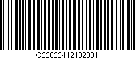 Código de barras (EAN, GTIN, SKU, ISBN): 'O22022412102001'