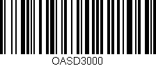 Código de barras (EAN, GTIN, SKU, ISBN): 'OASD3000'