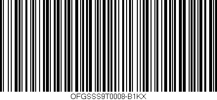 Código de barras (EAN, GTIN, SKU, ISBN): 'OFGSSS9T0008-B1KX'