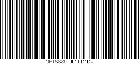 Código de barras (EAN, GTIN, SKU, ISBN): 'OFTSSS9T0011-D1DX'