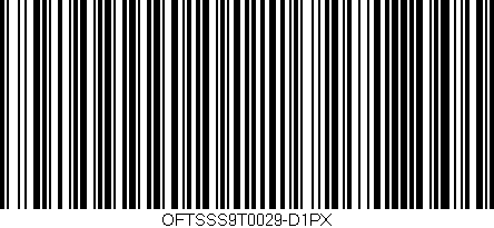 Código de barras (EAN, GTIN, SKU, ISBN): 'OFTSSS9T0029-D1PX'