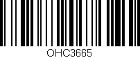 Código de barras (EAN, GTIN, SKU, ISBN): 'OHC3665'