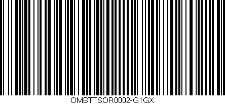 Código de barras (EAN, GTIN, SKU, ISBN): 'OMBTTSOR0002-G1GX'