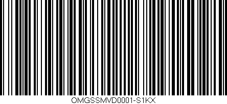 Código de barras (EAN, GTIN, SKU, ISBN): 'OMGSSMVD0001-S1KX'