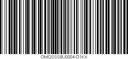 Código de barras (EAN, GTIN, SKU, ISBN): 'OMGSSS9U0004-D1KX'