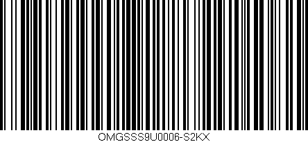 Código de barras (EAN, GTIN, SKU, ISBN): 'OMGSSS9U0006-S2KX'