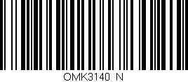 Código de barras (EAN, GTIN, SKU, ISBN): 'OMK3140/N'