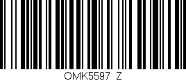 Código de barras (EAN, GTIN, SKU, ISBN): 'OMK5597/Z'