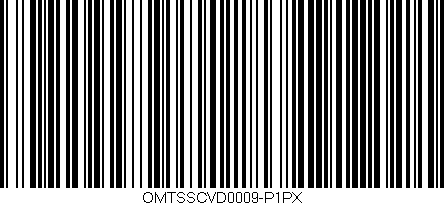 Código de barras (EAN, GTIN, SKU, ISBN): 'OMTSSCVD0009-P1PX'