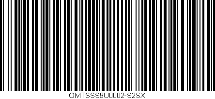 Código de barras (EAN, GTIN, SKU, ISBN): 'OMTSSS9U0002-S2SX'