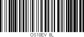 Código de barras (EAN, GTIN, SKU, ISBN): 'OS10EV/8L'