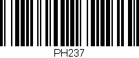 Código de barras (EAN, GTIN, SKU, ISBN): 'PH237'