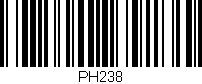 Código de barras (EAN, GTIN, SKU, ISBN): 'PH238'