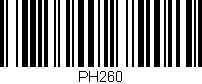Código de barras (EAN, GTIN, SKU, ISBN): 'PH260'