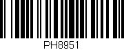 Código de barras (EAN, GTIN, SKU, ISBN): 'PH8951'