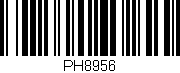 Código de barras (EAN, GTIN, SKU, ISBN): 'PH8956'