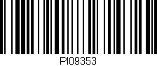 Código de barras (EAN, GTIN, SKU, ISBN): 'PI09353'