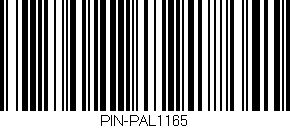 Código de barras (EAN, GTIN, SKU, ISBN): 'PIN-PAL1165'