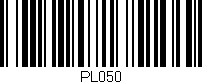 Código de barras (EAN, GTIN, SKU, ISBN): 'PL050'