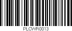 Código de barras (EAN, GTIN, SKU, ISBN): 'PLCWR0013'