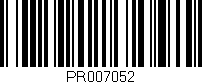 Código de barras (EAN, GTIN, SKU, ISBN): 'PR007052'