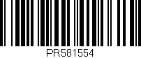 Código de barras (EAN, GTIN, SKU, ISBN): 'PR581554'