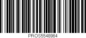 Código de barras (EAN, GTIN, SKU, ISBN): 'PROS5548964'