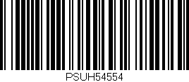 Código de barras (EAN, GTIN, SKU, ISBN): 'PSUH54554'